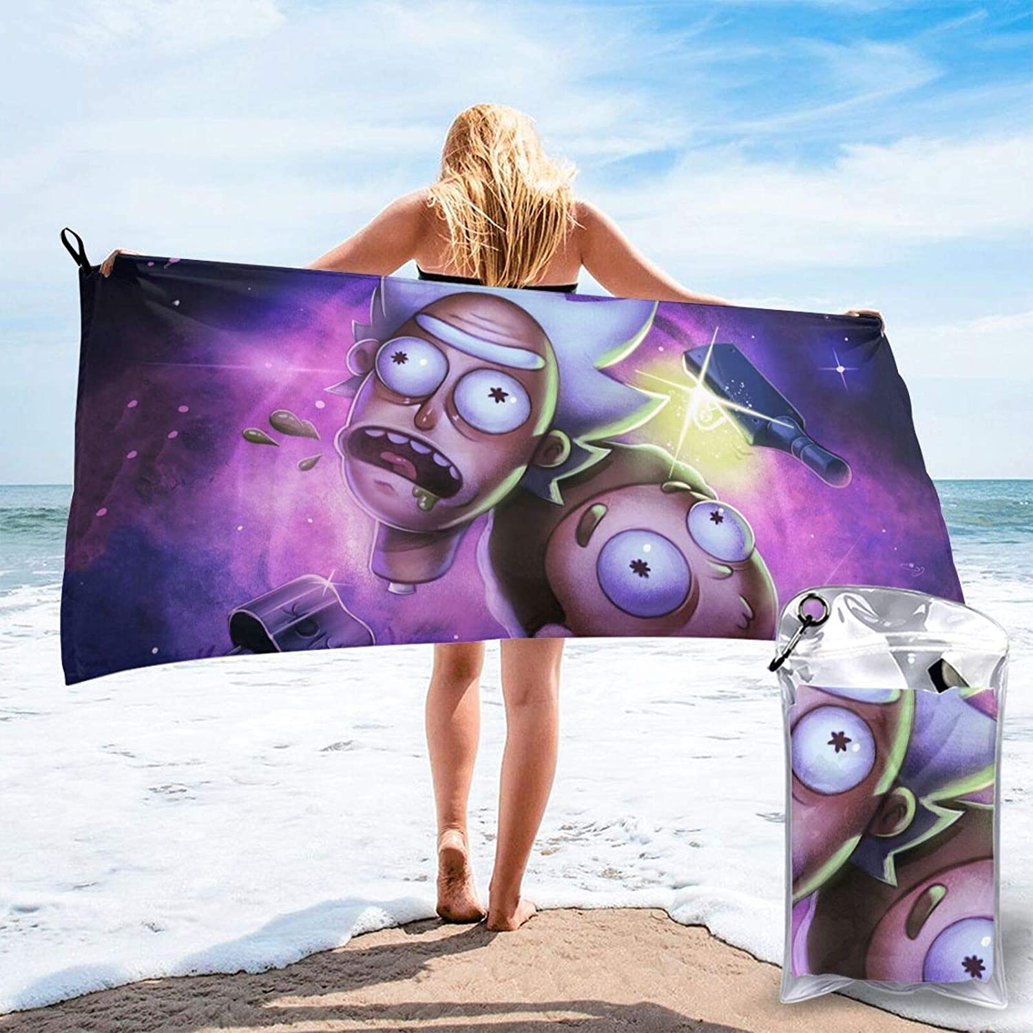 Detail Rick And Morty Beach Towel Nomer 9