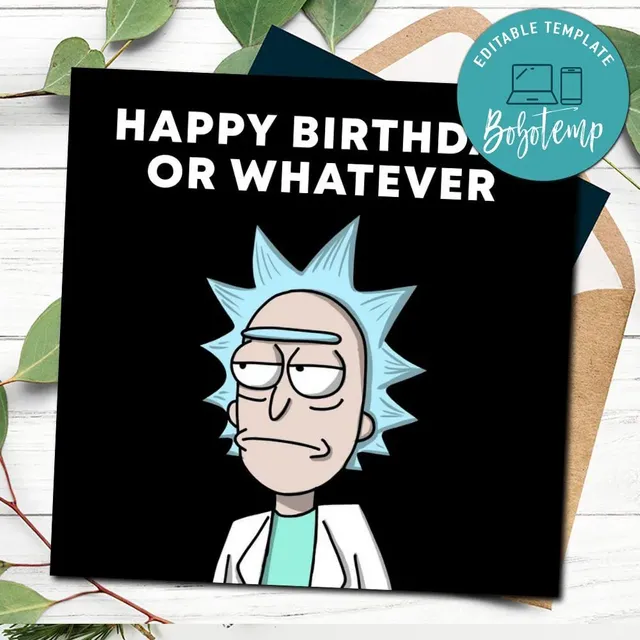 Detail Rick And Morty Birthday Banner Nomer 33