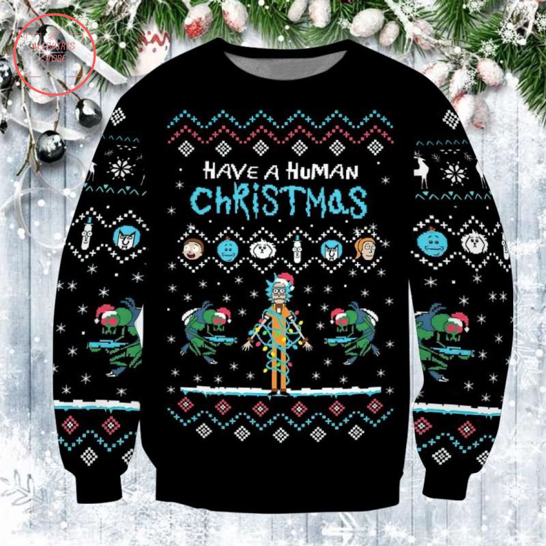 Detail Rick And Morty Christmas Sweater Nomer 25