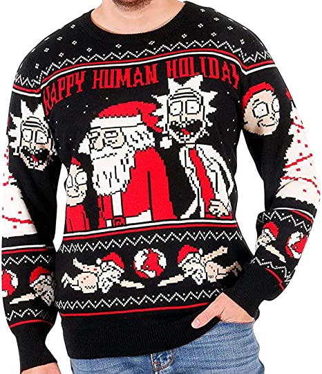 Detail Rick And Morty Christmas Sweater Amazon Nomer 2
