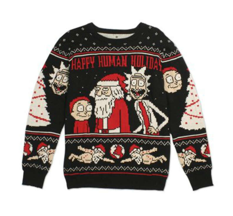 Detail Rick And Morty Christmas Sweater Amazon Nomer 12