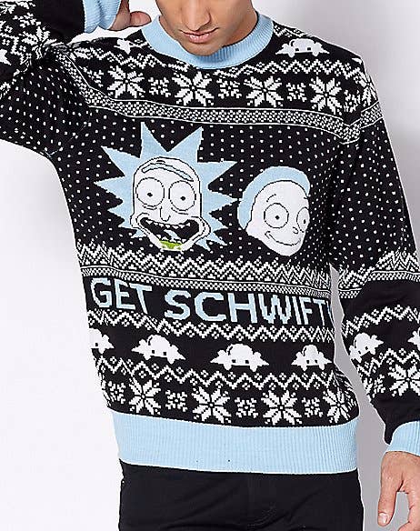 Detail Rick And Morty Christmas Sweater Amazon Nomer 18