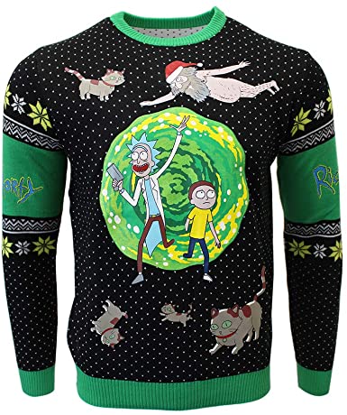 Detail Rick And Morty Christmas Sweater Amazon Nomer 4