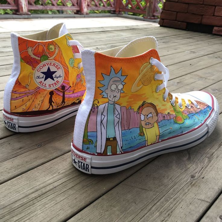 Detail Rick And Morty Converse Shoes Nomer 11