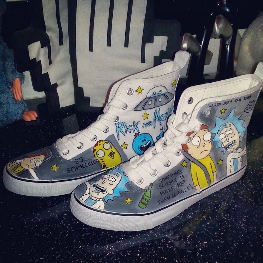 Detail Rick And Morty Converse Shoes Nomer 22