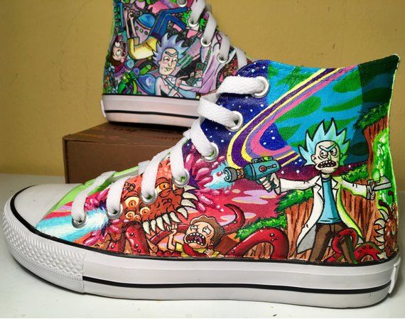 Detail Rick And Morty Converse Shoes Nomer 23