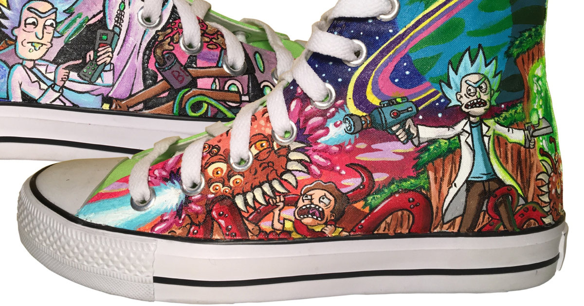 Detail Rick And Morty Converse Shoes Nomer 24