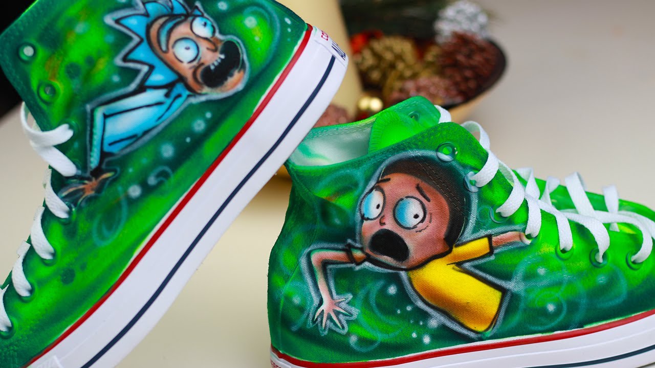 Detail Rick And Morty Converse Shoes Nomer 26