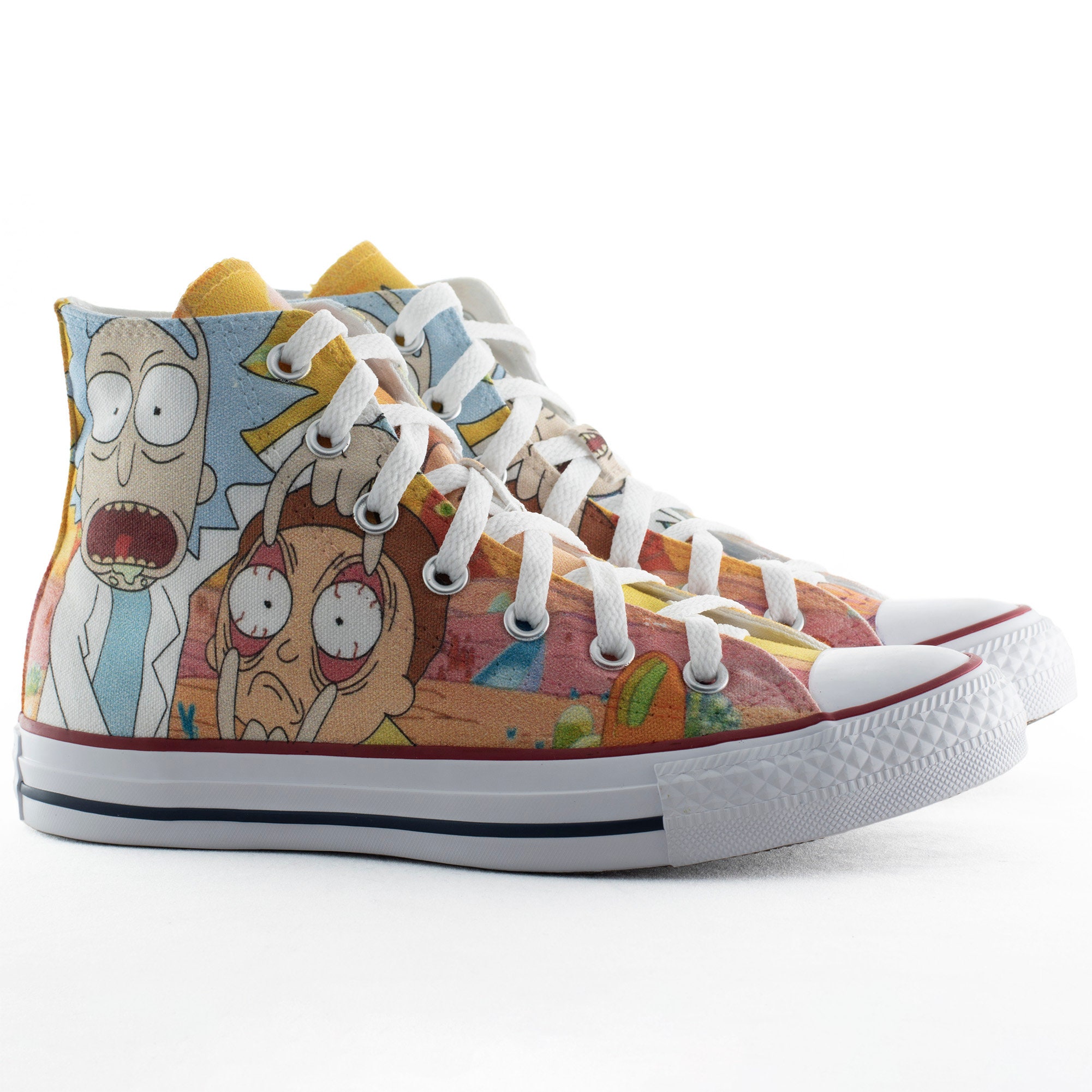 Detail Rick And Morty Converse Shoes Nomer 4