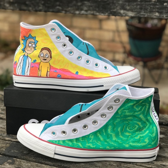 Detail Rick And Morty Converse Shoes Nomer 29