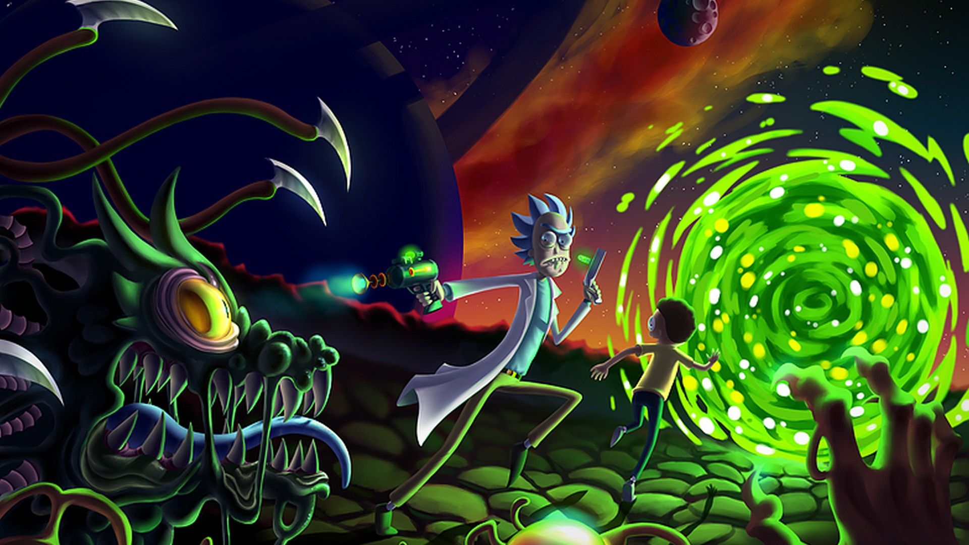 Detail Rick And Morty Desktop Wallpaper Hd Nomer 34