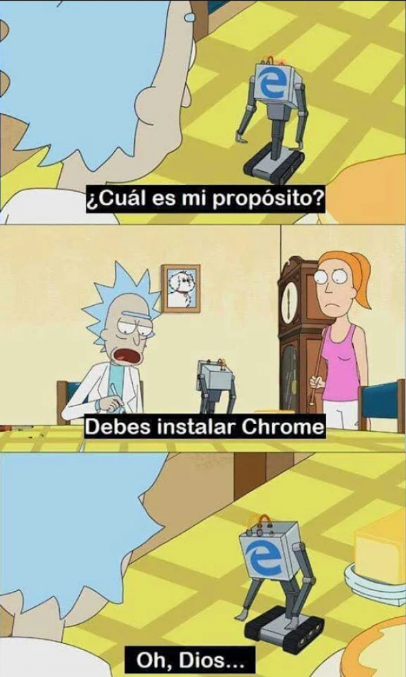 Detail Rick And Morty Internet Explorer Meme Nomer 6