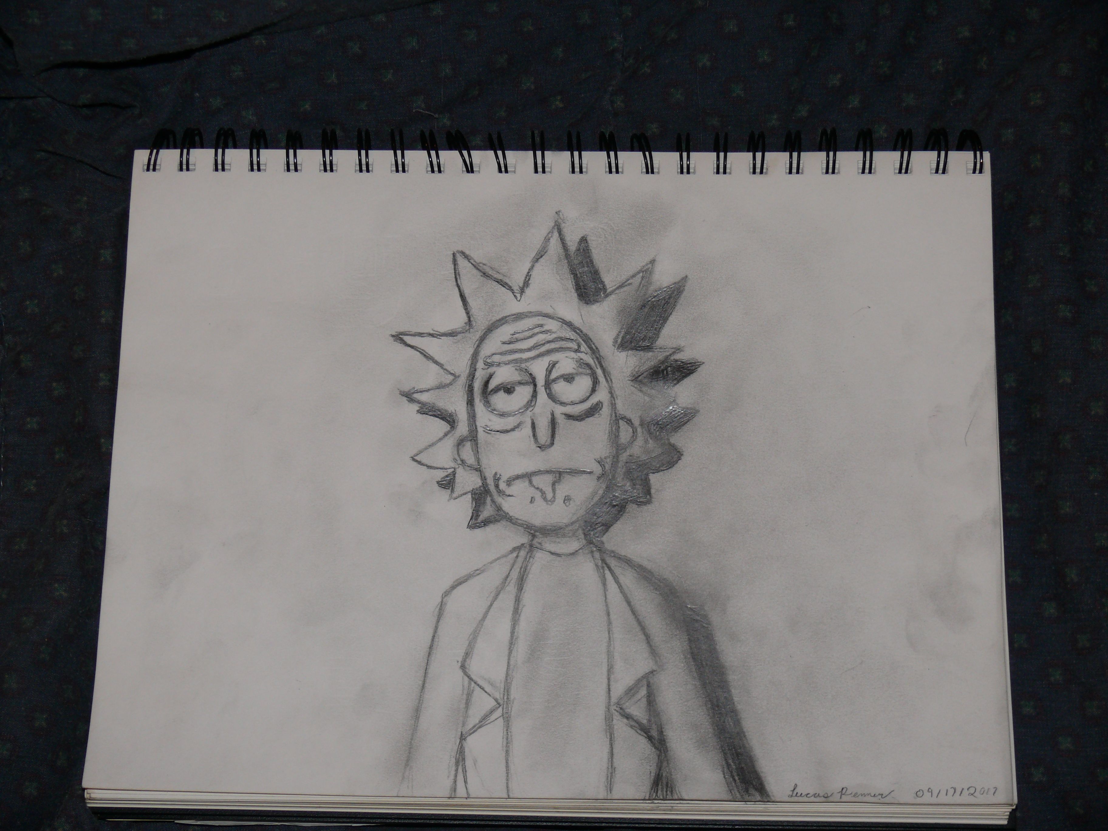 Detail Rick And Morty Pencil Drawing Nomer 2