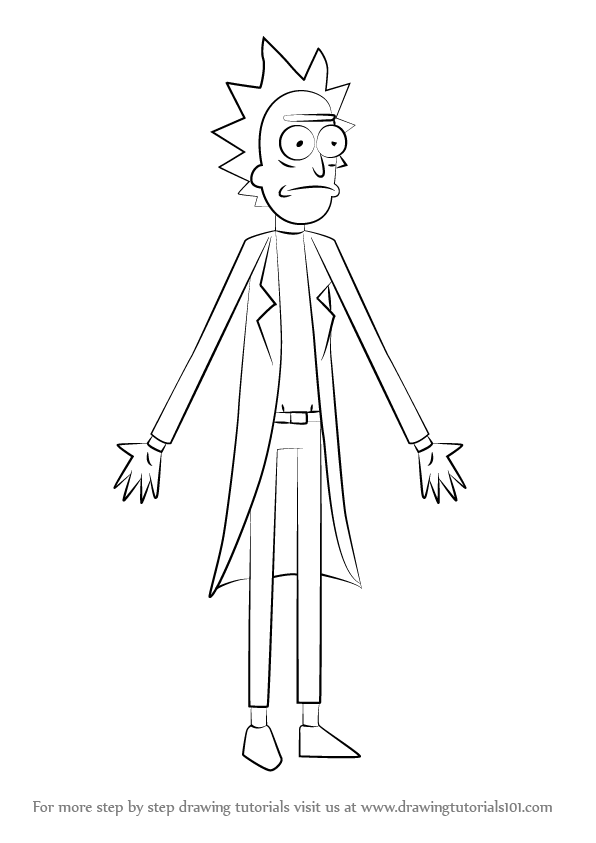 Detail Rick And Morty Pencil Drawing Nomer 11