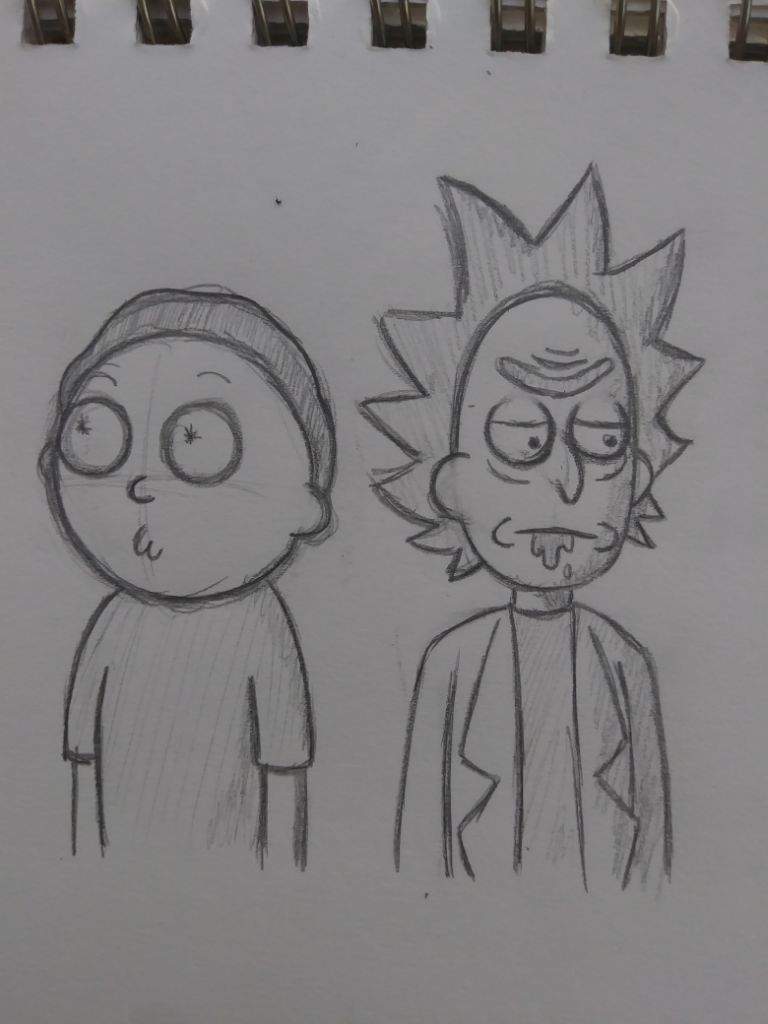 Detail Rick And Morty Pencil Drawing Nomer 12