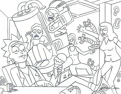 Detail Rick And Morty Pencil Drawing Nomer 24