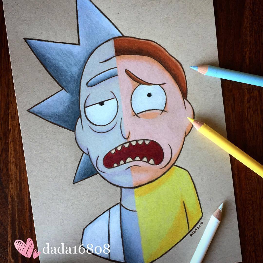 Detail Rick And Morty Pencil Drawing Nomer 28
