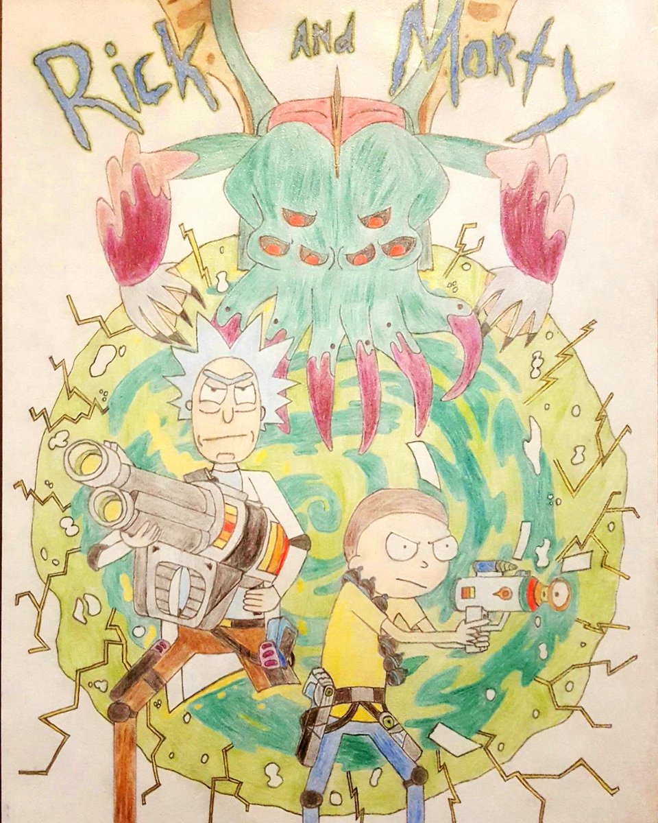 Detail Rick And Morty Pencil Drawing Nomer 30