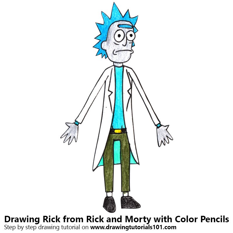 Detail Rick And Morty Pencil Drawing Nomer 32
