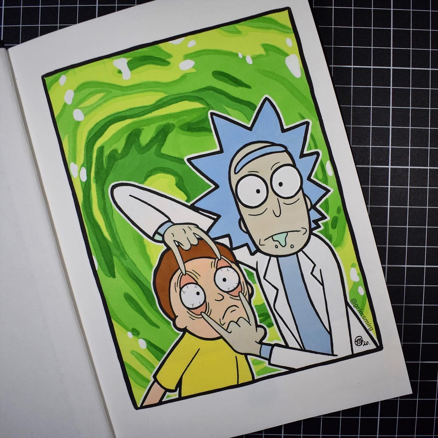 Detail Rick And Morty Pencil Drawing Nomer 33