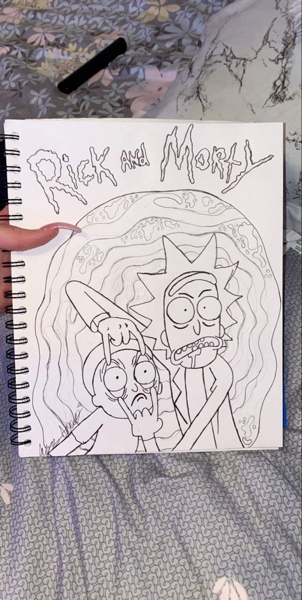 Detail Rick And Morty Pencil Drawing Nomer 5