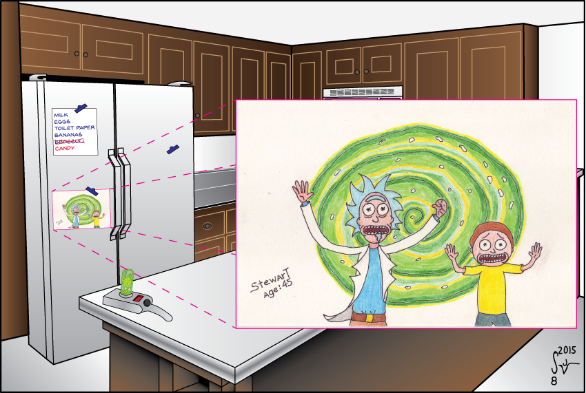 Detail Rick And Morty Pencil Drawing Nomer 40