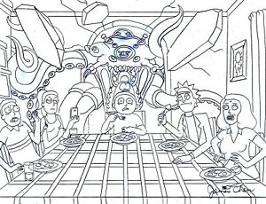 Detail Rick And Morty Pencil Drawing Nomer 45