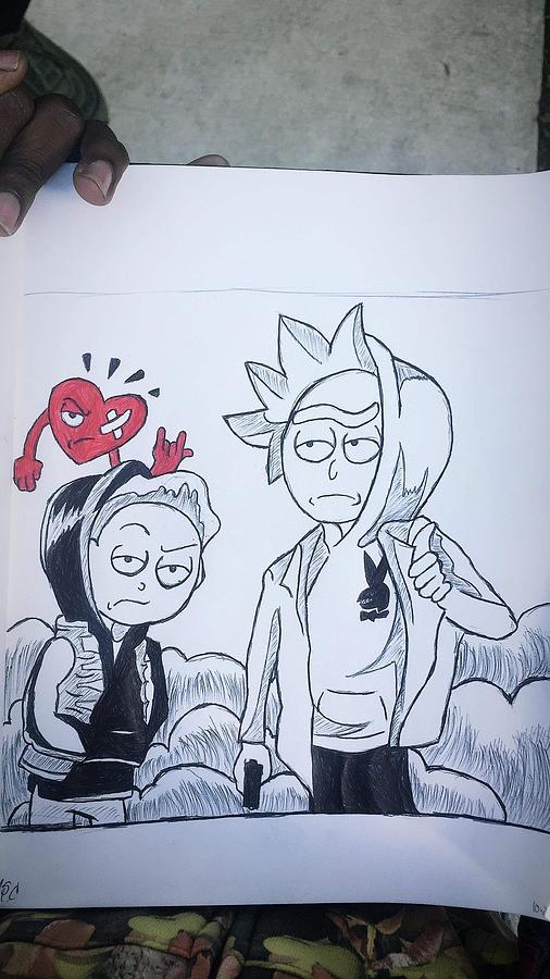 Detail Rick And Morty Pencil Drawing Nomer 47