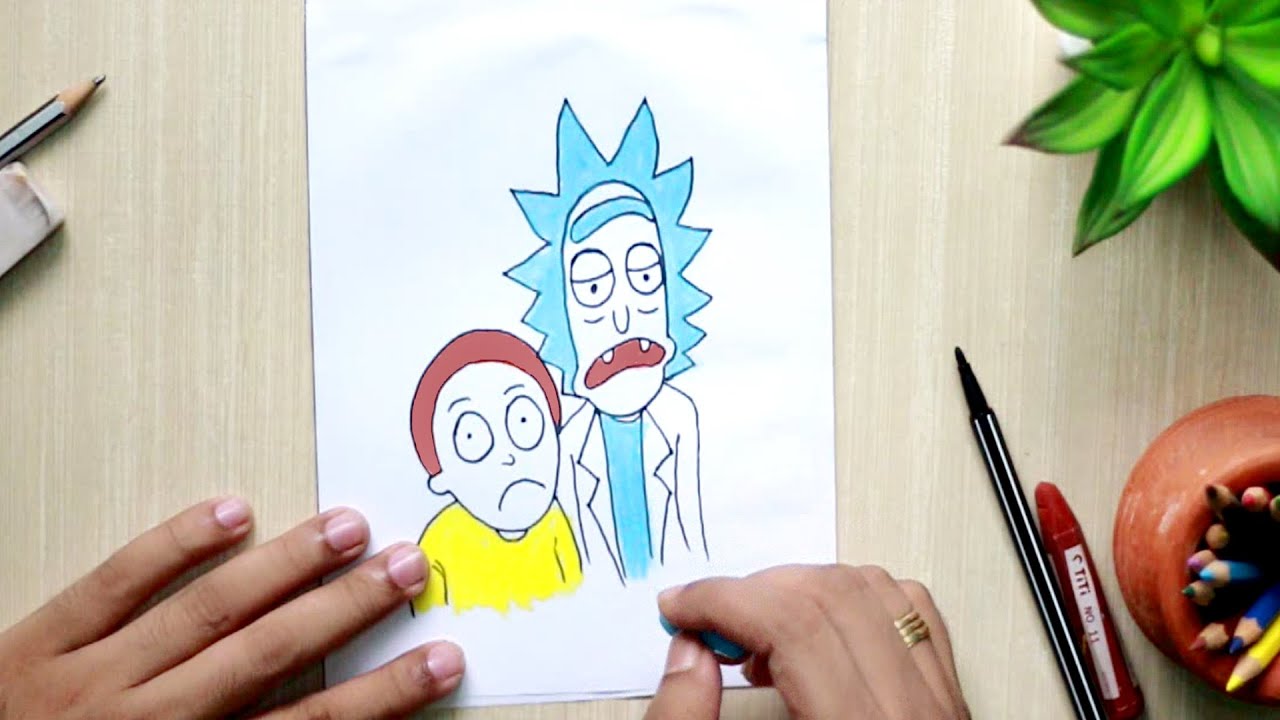 Detail Rick And Morty Pencil Drawing Nomer 48