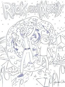 Detail Rick And Morty Pencil Drawing Nomer 9