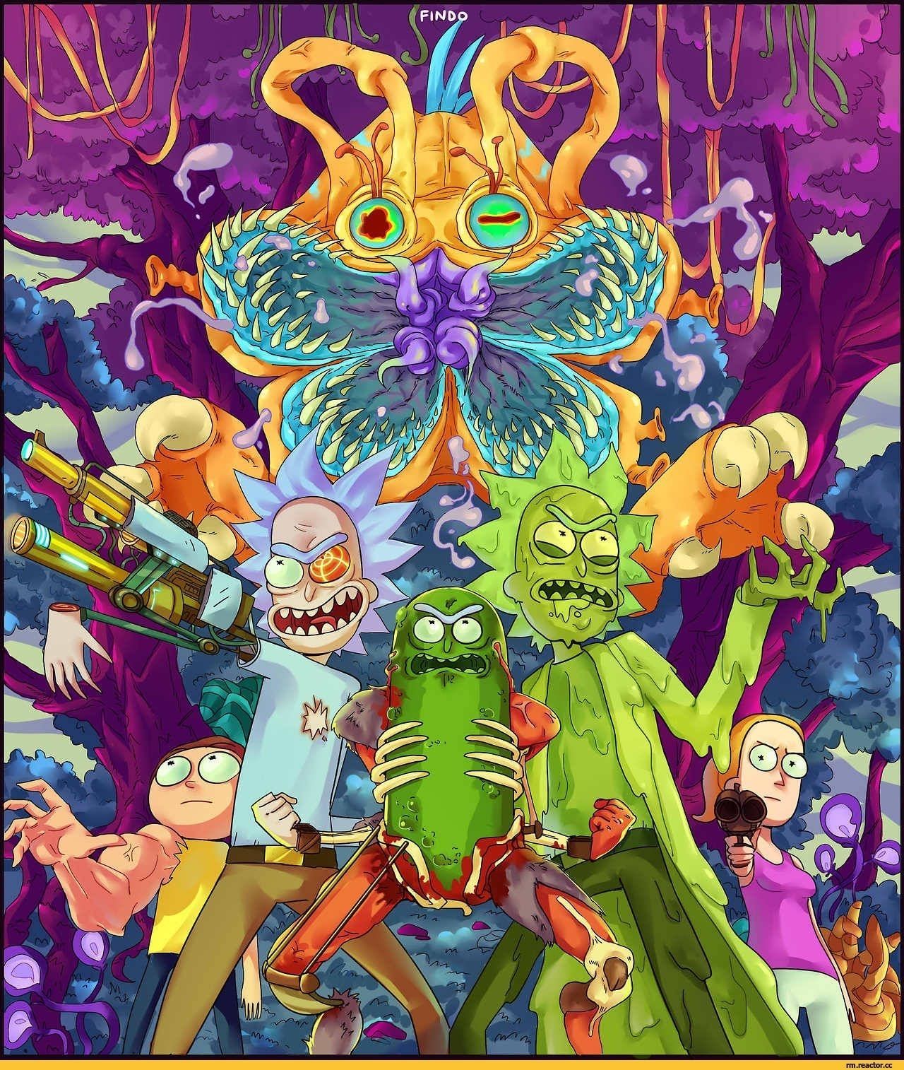 Detail Rick And Morty Pokemon Wallpaper Nomer 17