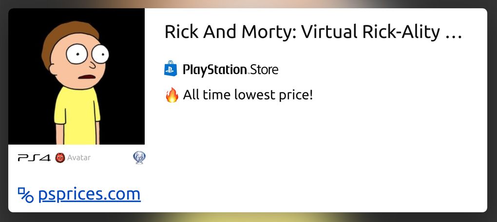 Detail Rick And Morty Ps4 Avatar Nomer 5