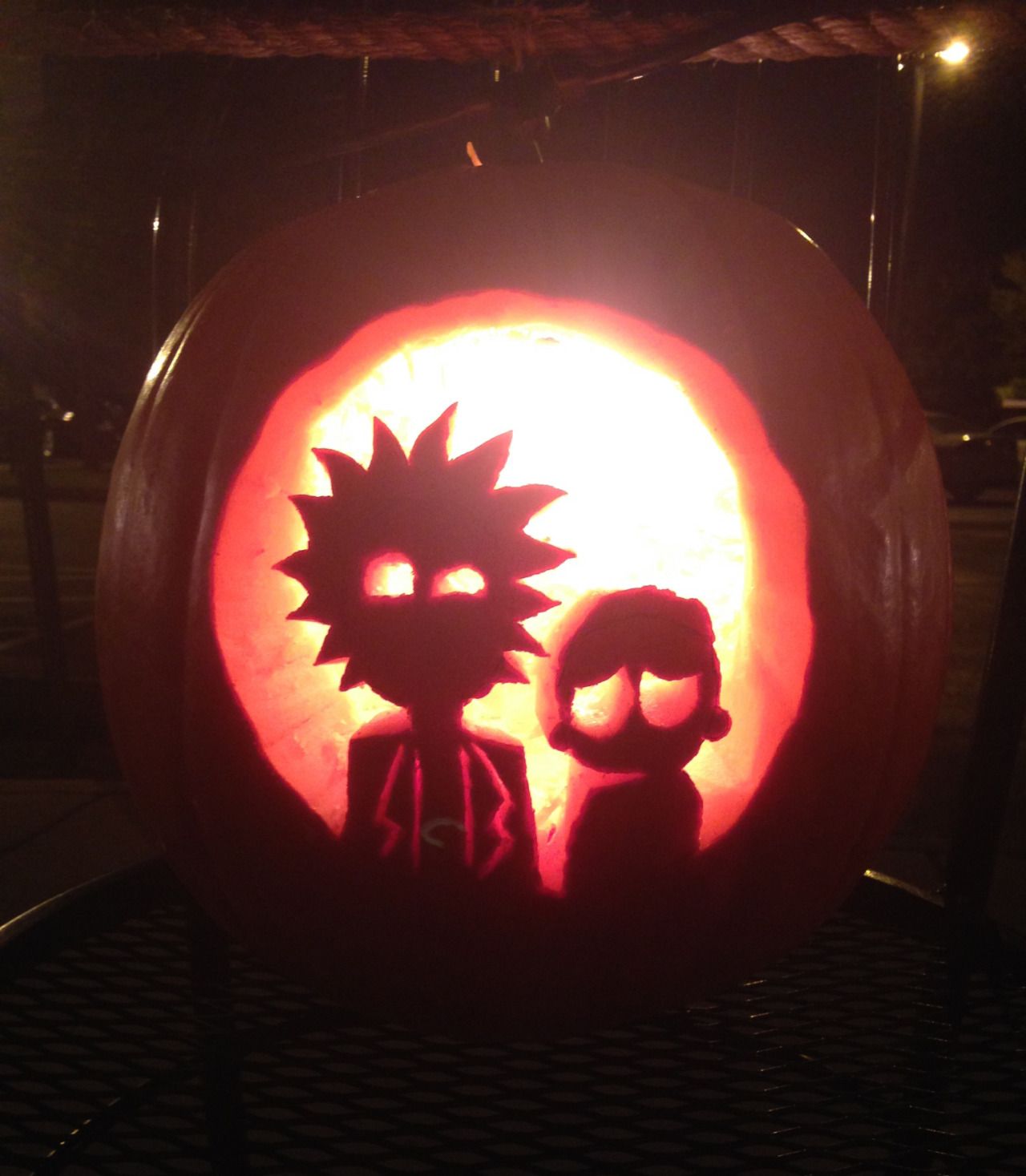 detail-rick-and-morty-pumpkin-template-koleksi-nomer-7