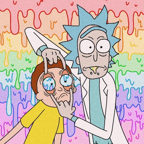 Detail Rick And Morty Rainbow Wallpaper Nomer 10