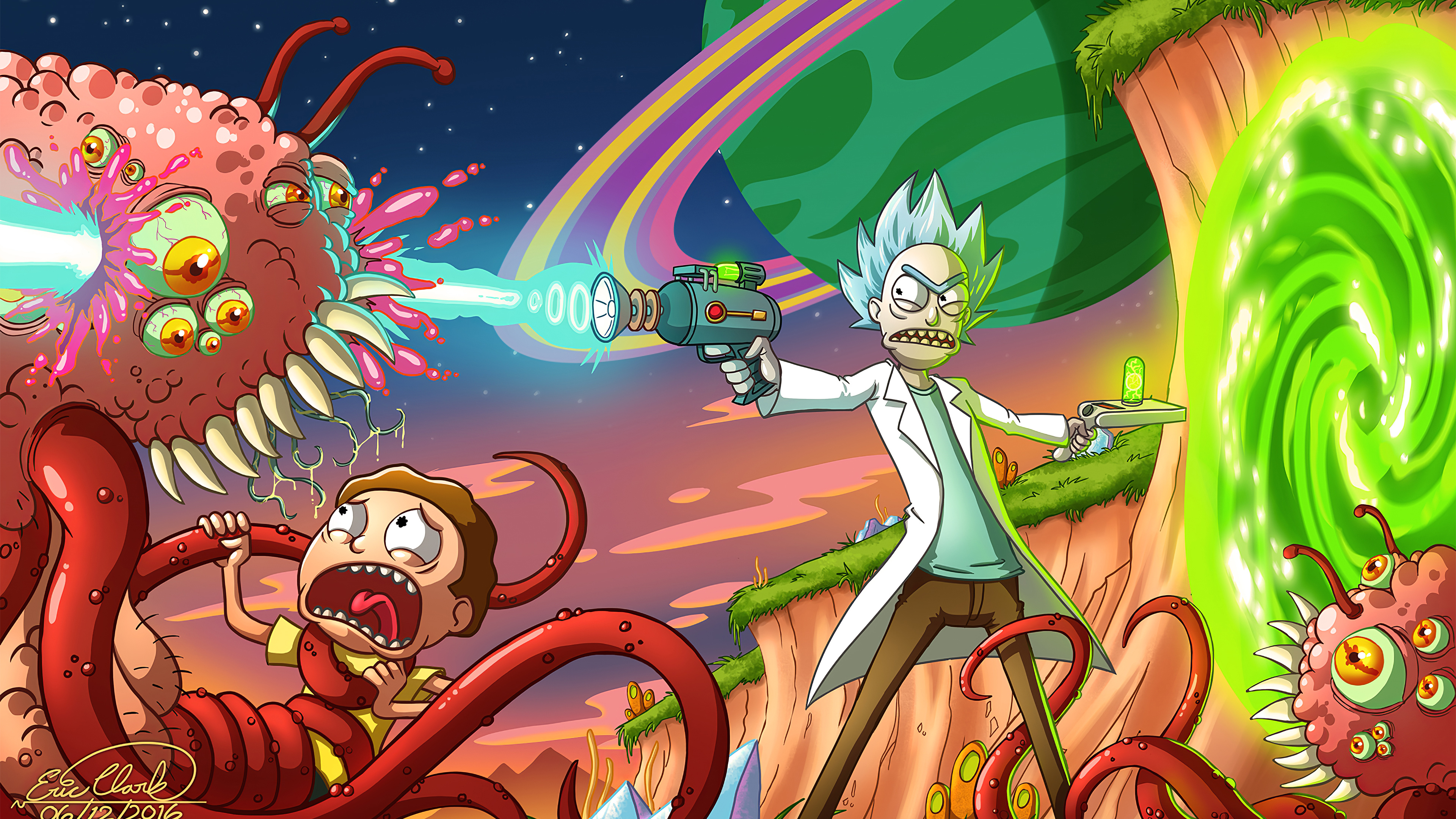 Detail Rick And Morty Rainbow Wallpaper Nomer 28