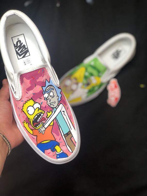 Detail Rick And Morty Shoes Vans Nomer 18