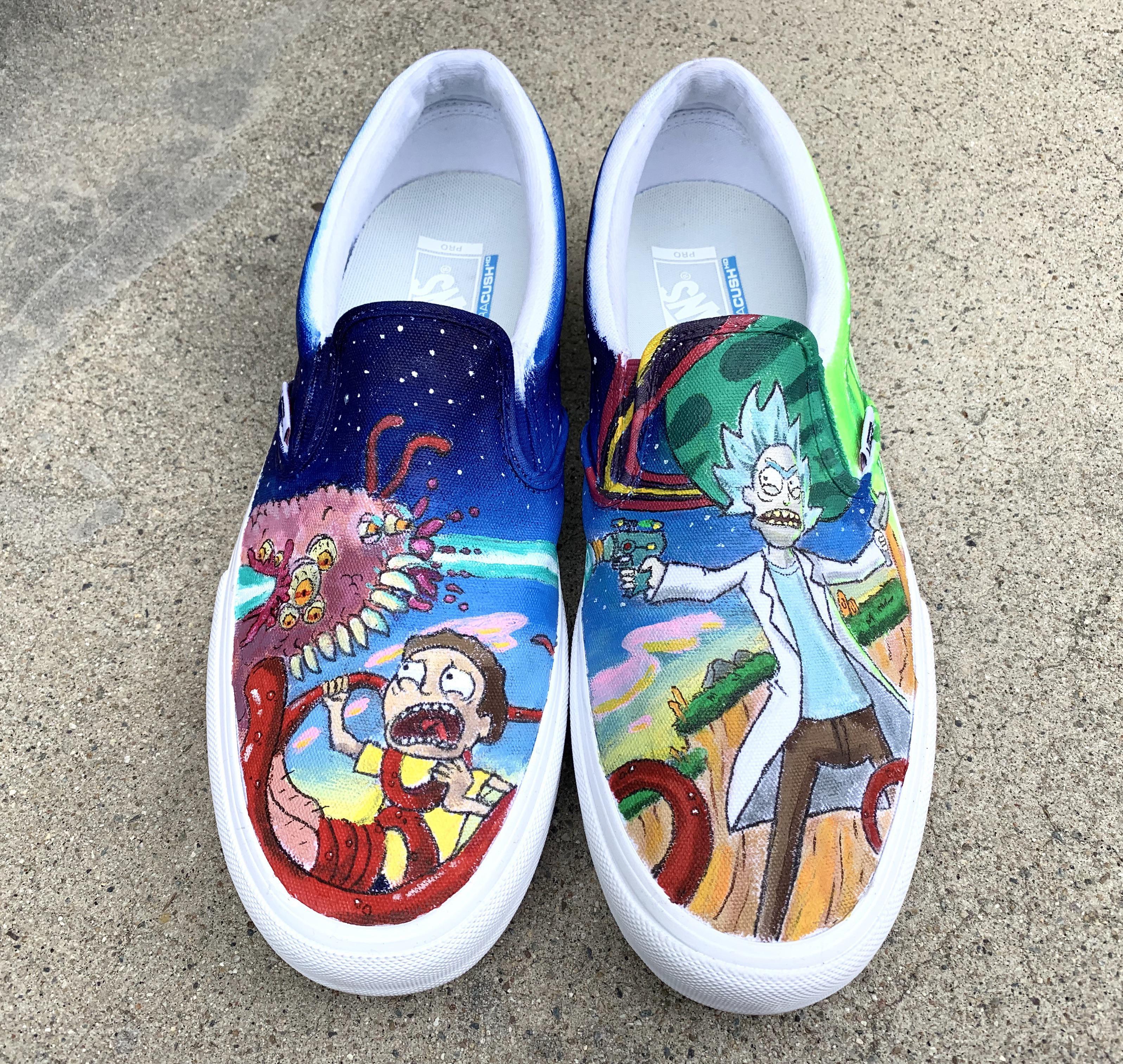 Detail Rick And Morty Shoes Vans Nomer 27