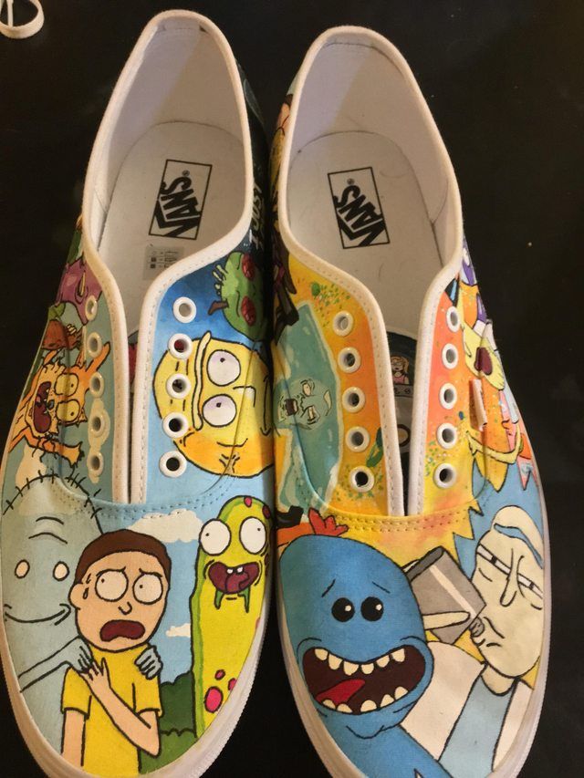 Detail Rick And Morty Shoes Vans Nomer 34