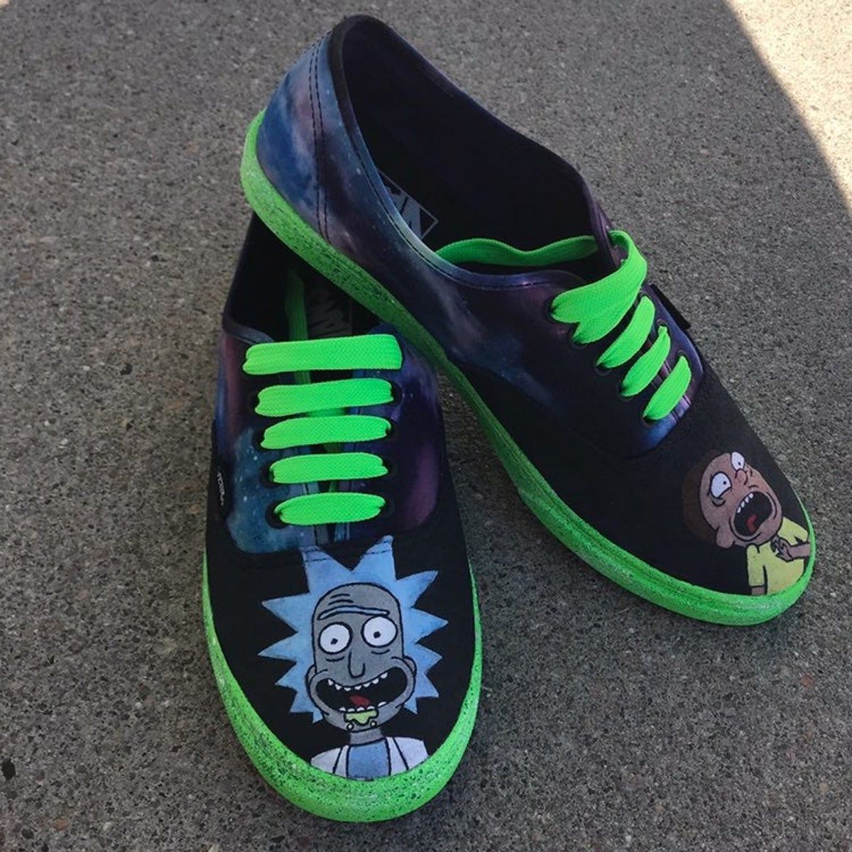 Detail Rick And Morty Shoes Vans Nomer 36