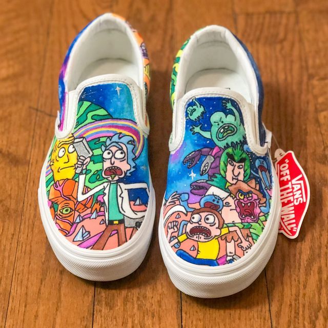 Detail Rick And Morty Shoes Vans Nomer 37