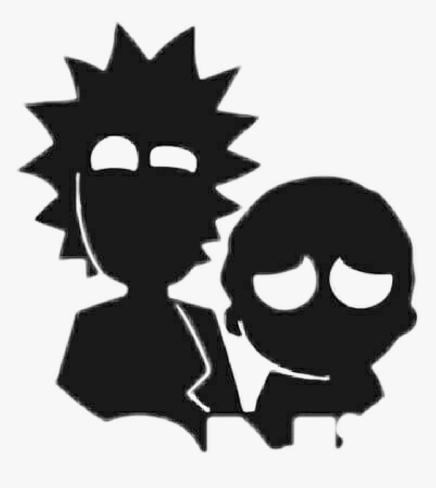 Rick And Morty Silhouette Png - KibrisPDR