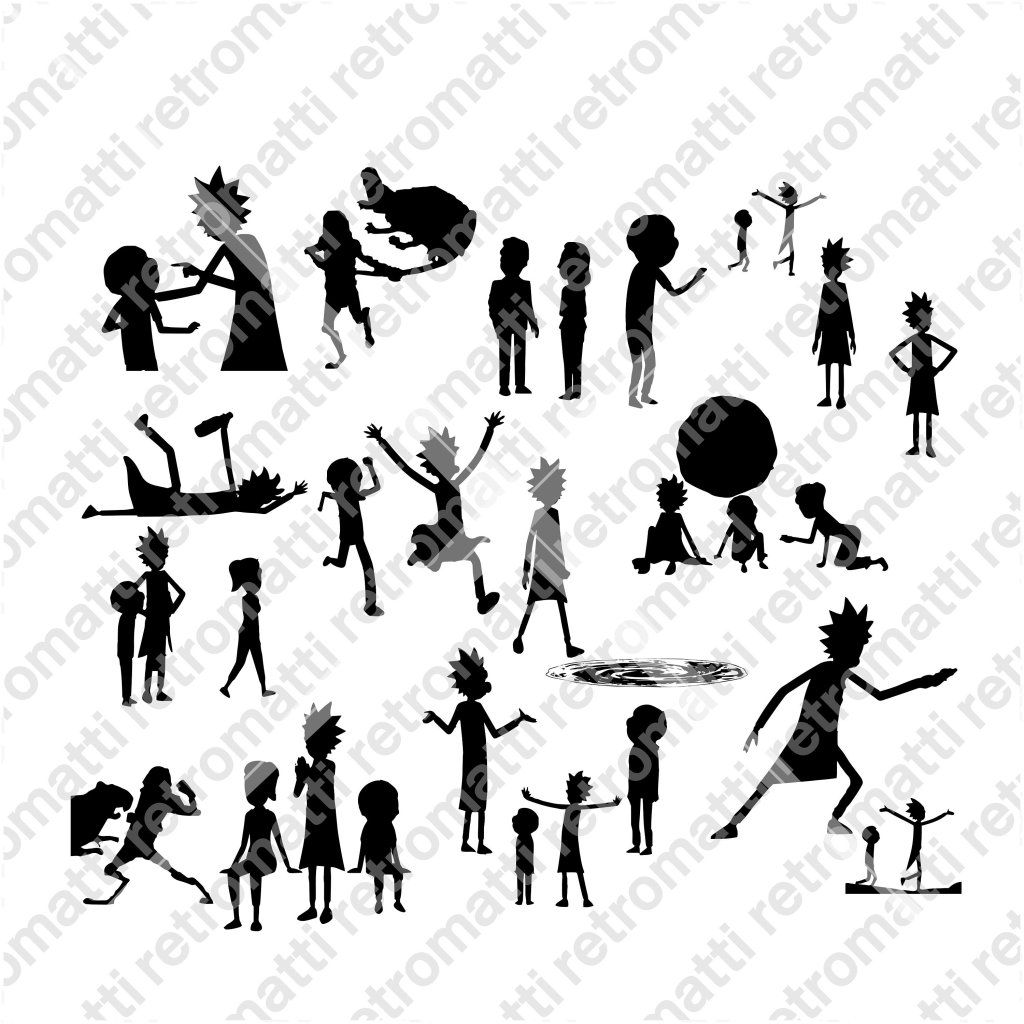 Detail Rick And Morty Silhouette Png Nomer 2