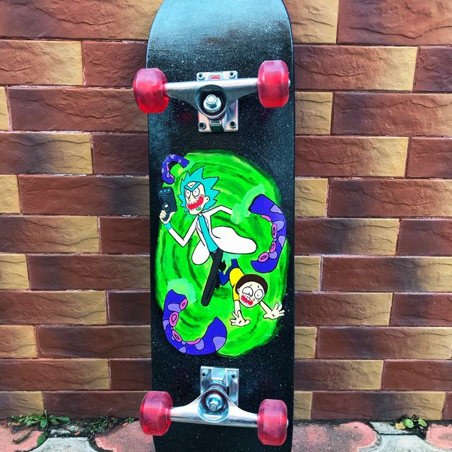 Detail Rick And Morty Skateboard Nomer 17