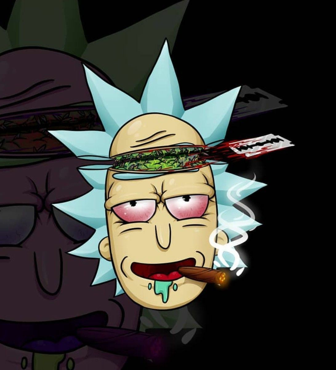 Detail Rick And Morty Smoking Wallpaper Nomer 4