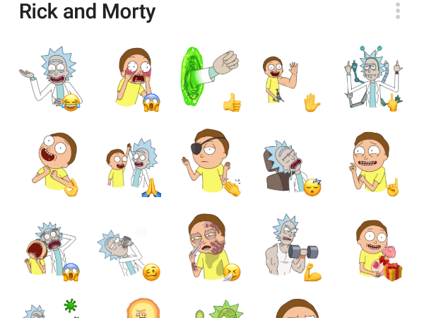 Detail Rick And Morty Sticker Png Nomer 15