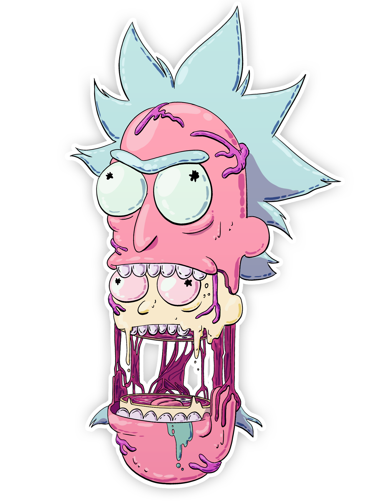 Rick And Morty Stickers Png 49+ Koleksi Gambar