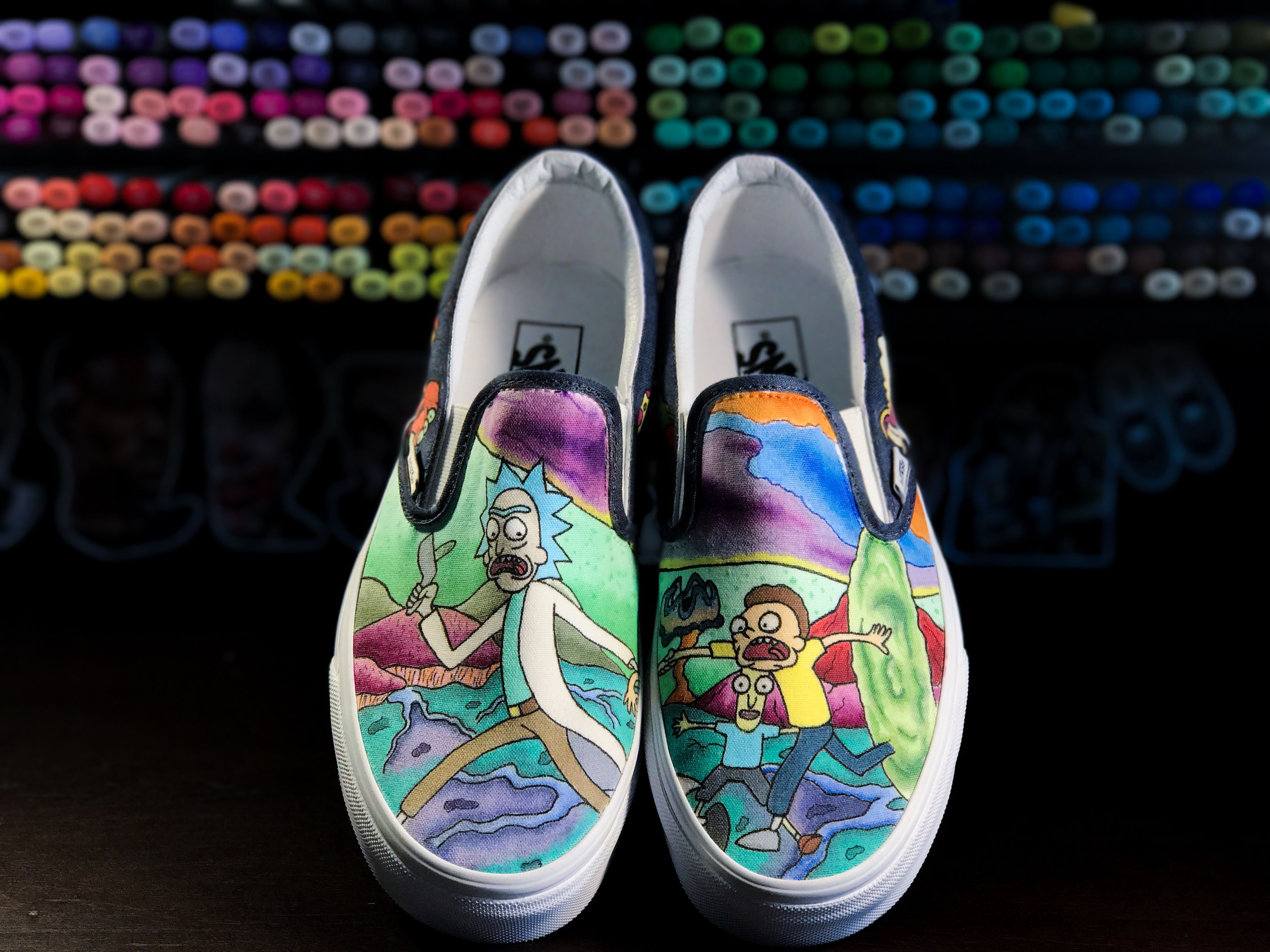 Detail Rick And Morty Tennis Shoes Nomer 2