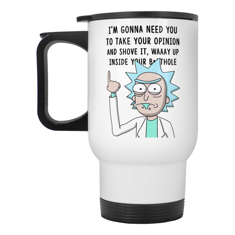 Rick And Morty Travel Mug - KibrisPDR