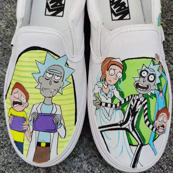 Detail Rick And Morty Vans High Tops Nomer 12