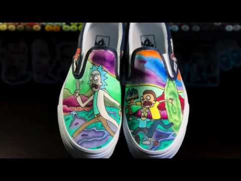 Detail Rick And Morty Vans High Tops Nomer 15